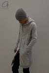 BORIS BIDJAN SABERI top ZIPPER3.1 FTO00002 +F0406C white cement color pure cotton PBBS30